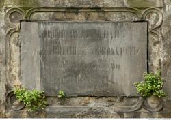 Photo Textures of Memorial Plaque